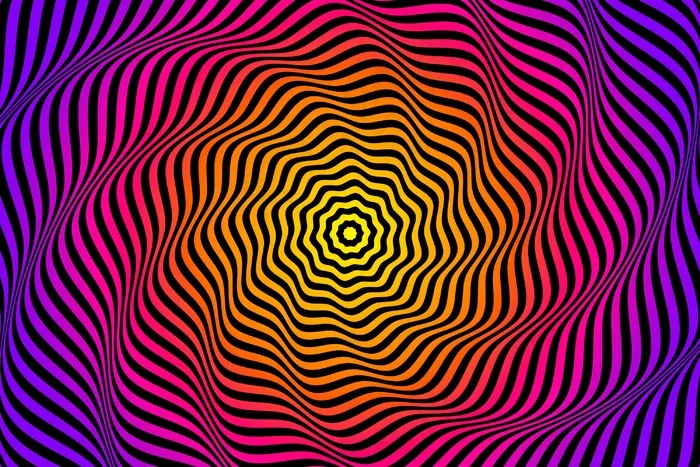 迷幻性视错觉背景eps,ai矢量模版下载