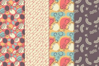 抽象手绘图案集