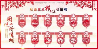 *核心价值观展板图片