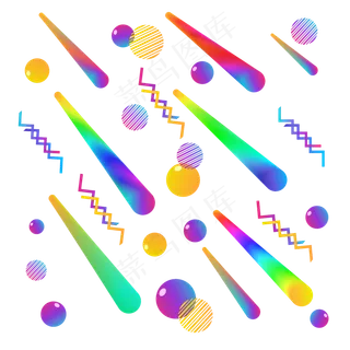 流体渐变电商装饰