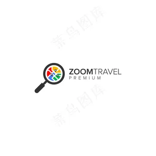 Zoom旅行徽标