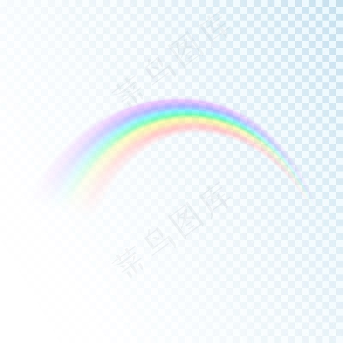 彩虹图标隔离在透明背景上。太阳光彩色光谱eps,ai矢量模版下载