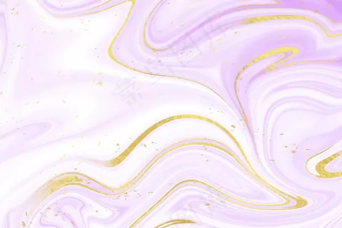 金色光泽的液体大理石背景