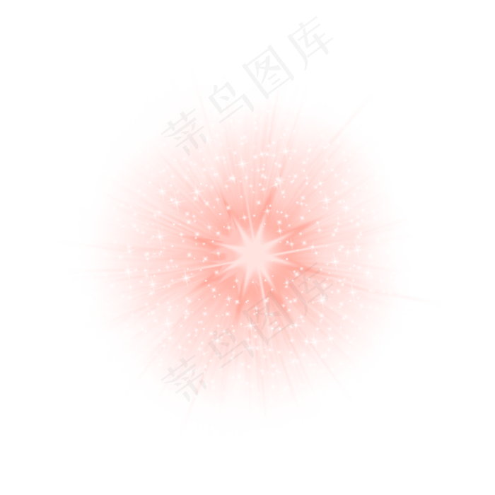 粉色情人节七夕节唯美光效元素