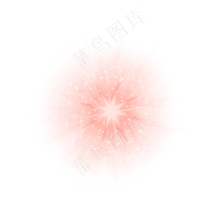 粉色情人节七夕节唯美光效元素(2000X2000(DPI:299))psd模版下载