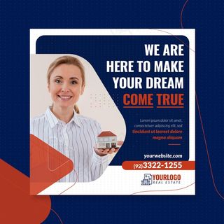 房地产宣传单,DM传单模板