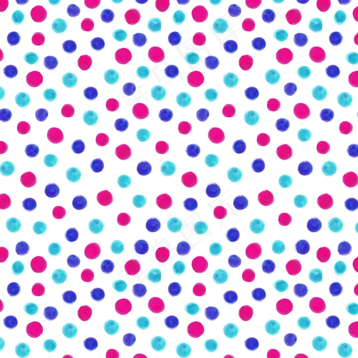 手绘圆点图案