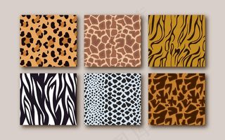 现代动物印花图案