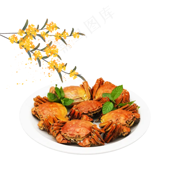 中秋中秋节大闸蟹(2000X2000(DPI:300))psd模版下载