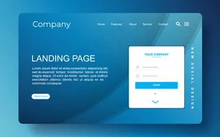 带有抽象的登录页