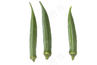 味道鲜美绿色秋葵