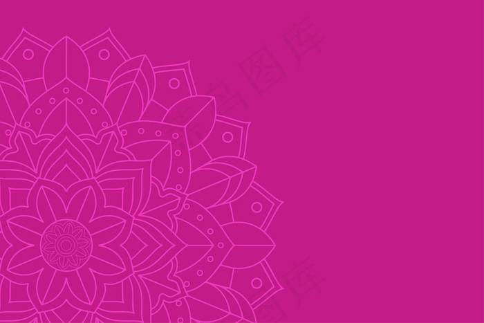 曼陀罗设计背景