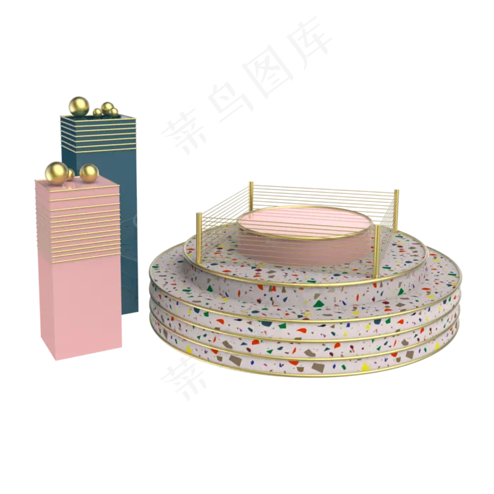 电商小舞台(2500X2500(DPI:299))psd模版下载