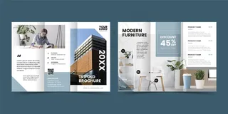 最小三折页小册子