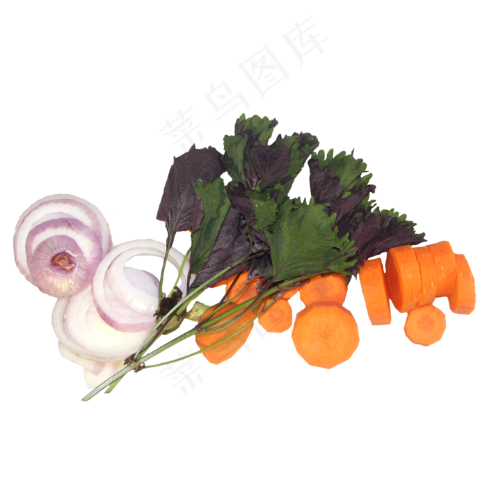 洋葱胡萝卜甘蓝蔬菜组合