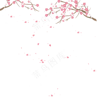 新鲜的梅花免抠图