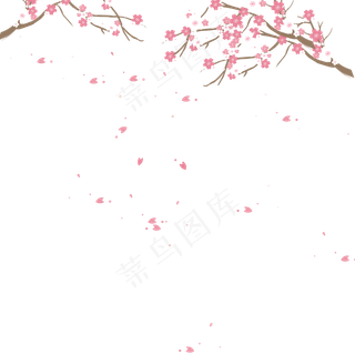 新鲜的梅花免抠图