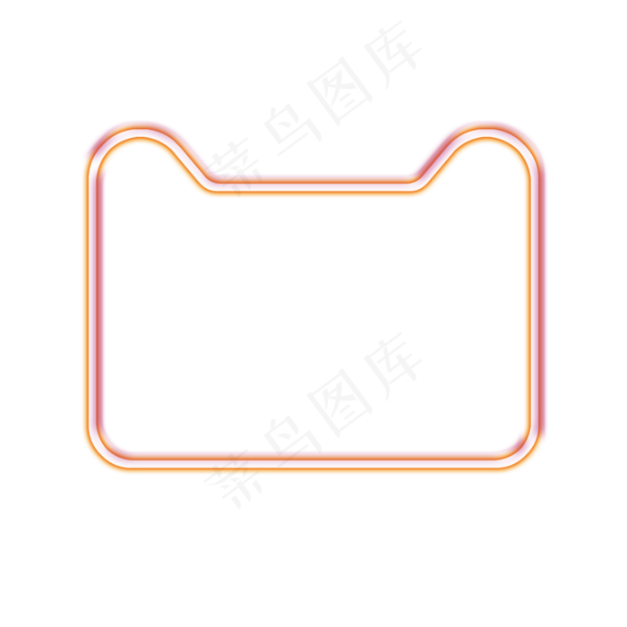 霓虹灯天猫头(2000X2000(DPI:96))psd模版下载
