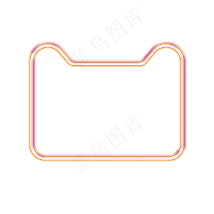 霓虹灯天猫头(2000X2000(DPI:96))psd模版下载
