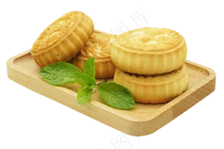 中秋节圆形月饼