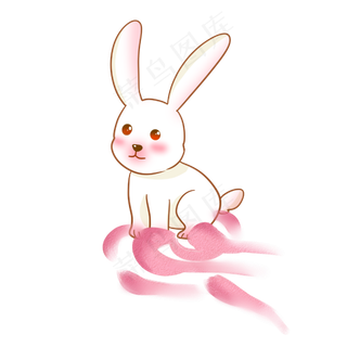 中秋飞天奔月玉兔