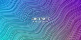 波浪抽象背景。条纹图案壁纸。横幅banner封面