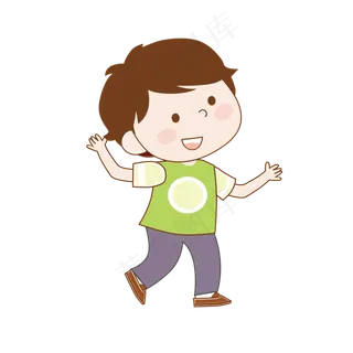 绿衣男孩教师节