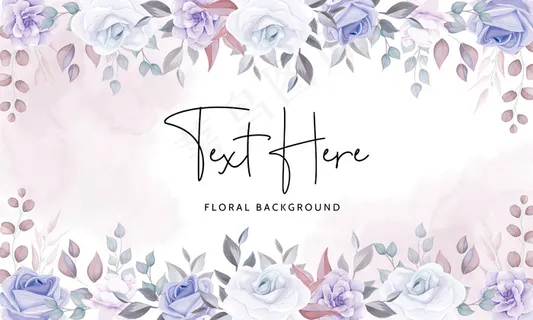 美丽的花朵背景，柔和的紫色花朵