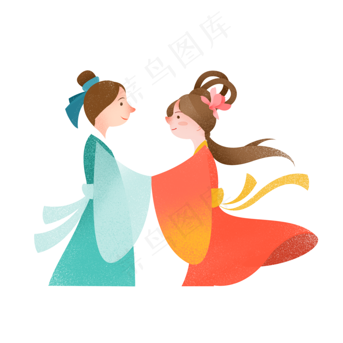 牛郎织女元素设计(2000X2000(DPI:96))psd模版下载