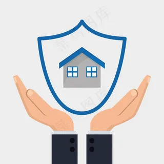 保险服务相关图标图像