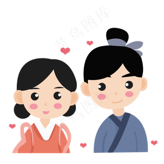 浪漫七夕装饰素材