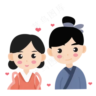 浪漫七夕装饰素材