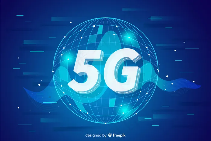 现代5g概念背景