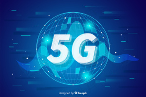 现代5g概念背景