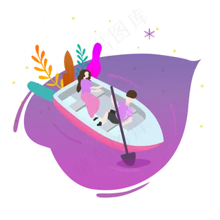 七夕情人节恋人情侣装饰