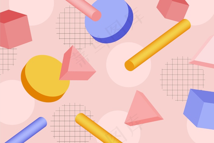 抽象几何图形背景eps,ai矢量模版下载