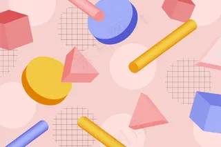 抽象几何图形背景