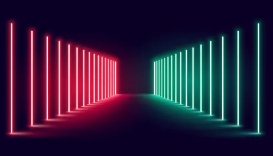 红绿霓虹灯舞台 红绿霓虹灯舞台