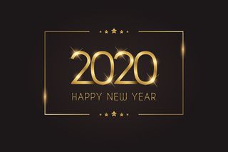 2020黄金新年背景