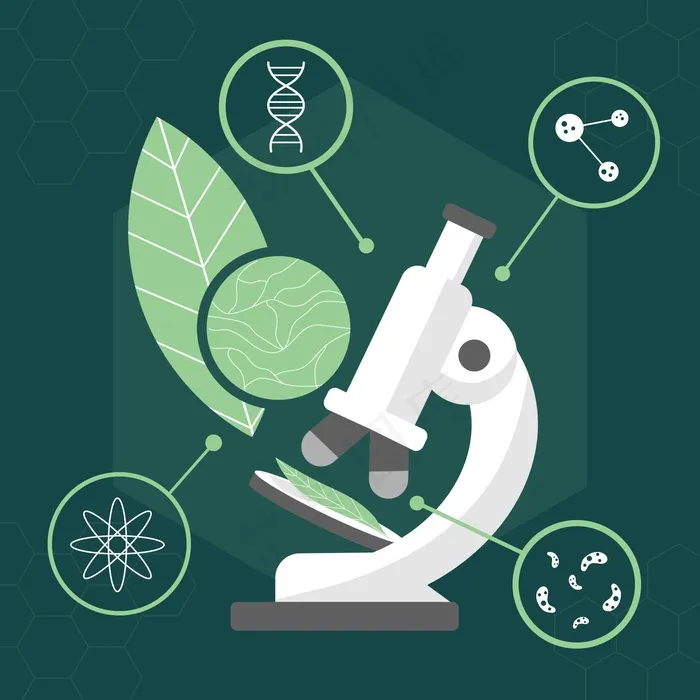 生物技术概念说明eps,ai矢量模版下载