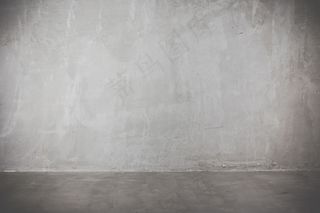 复古风格的混凝土房间背景。