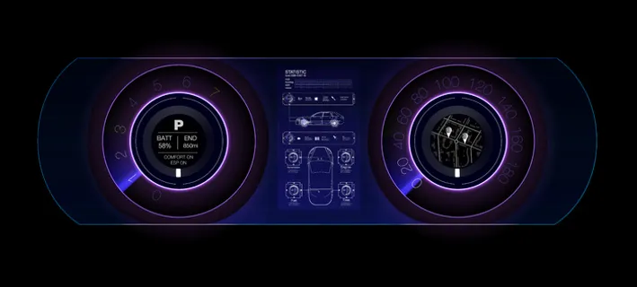 Gdpr通用数据保护法规。网络安全和隐私。插图未来风格。