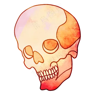 鬼节万圣节人体骷髅