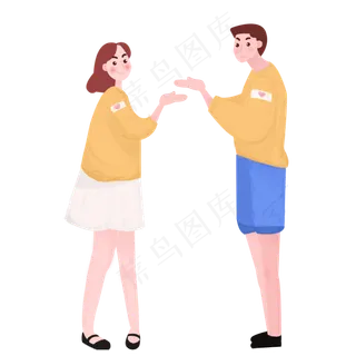 免扣七夕节日手绘素材