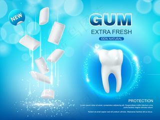 超鲜口香糖口腔卫生设计