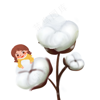 卡通小清新寒露节气素材