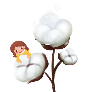 卡通小清新寒露节气素材