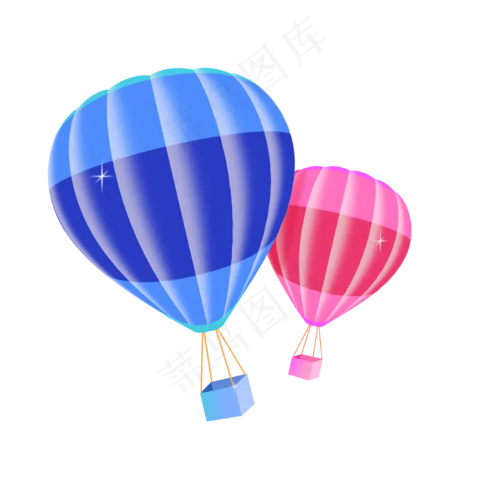 直播礼物热气球(3000X3000(DPI:300))psd模版下载