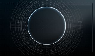 未来派矢量hud界面屏幕设计。