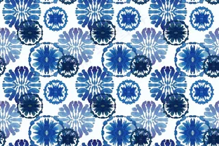 水彩画传统shibori图案